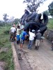 Alaguia Association water system. downloading distribution pipes