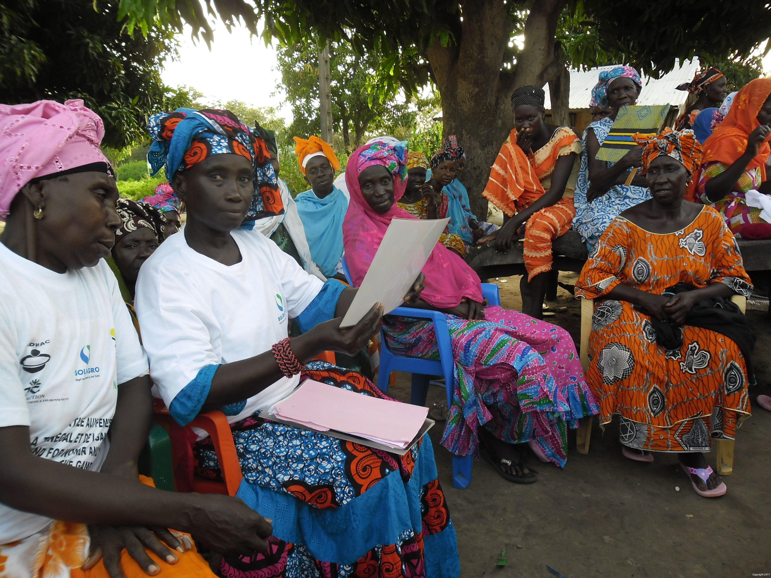 Vrouwengroep tijdens overlegmoment