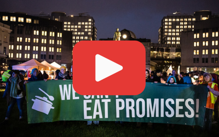 We Can't Eat Promises