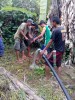 Asibangla water pipe installation
