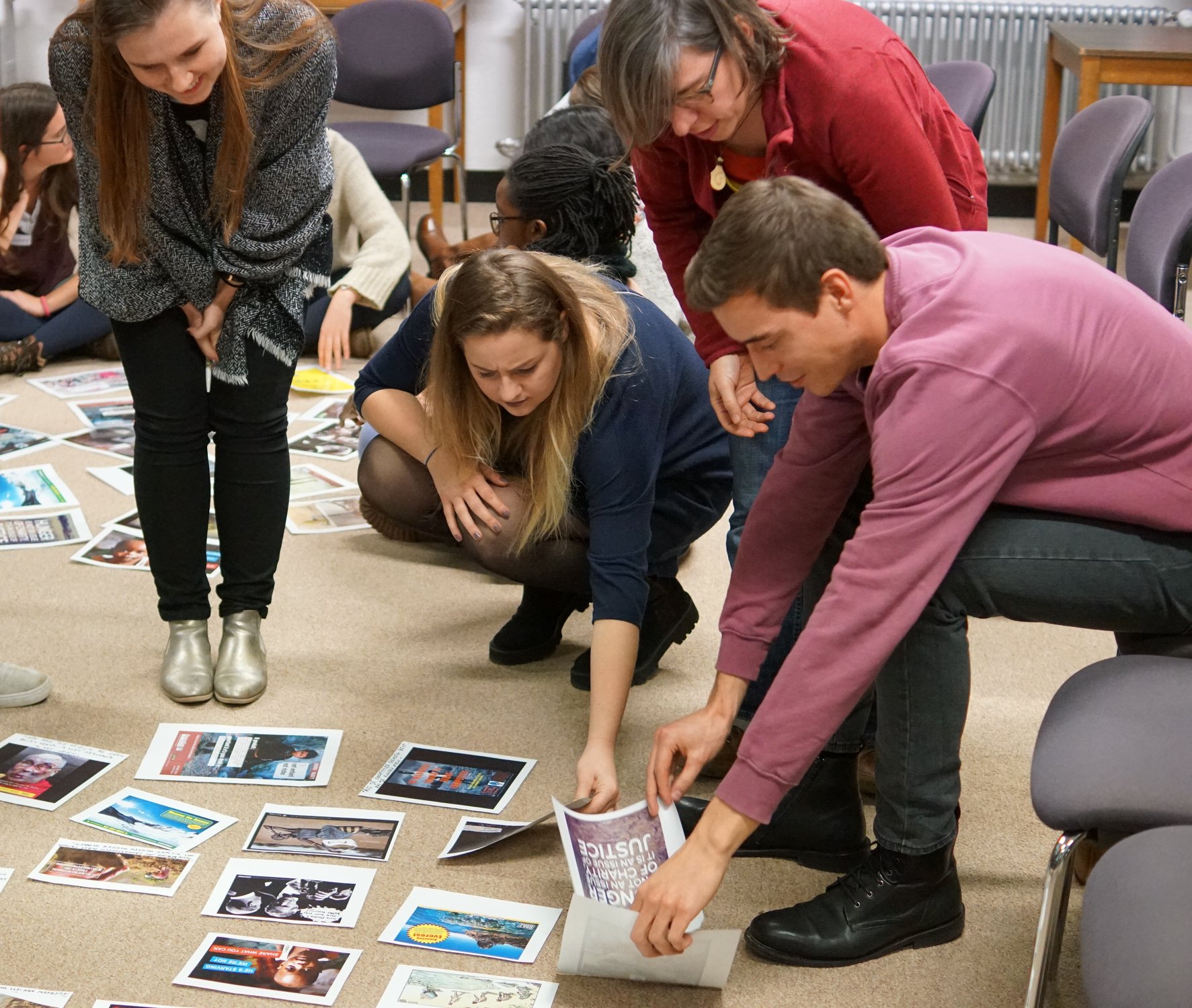 Oefening vrijdagavond over onze visie op ontwikkelingssamenwerking.