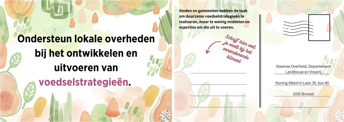 meer middelen voor voedselstrategieën