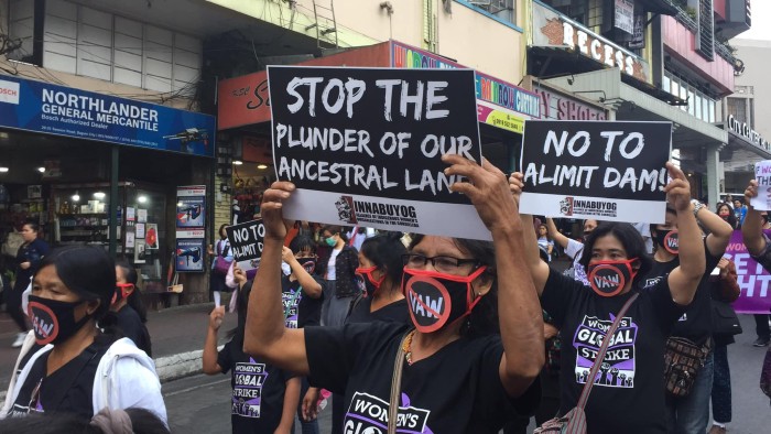 protest against land grabbing