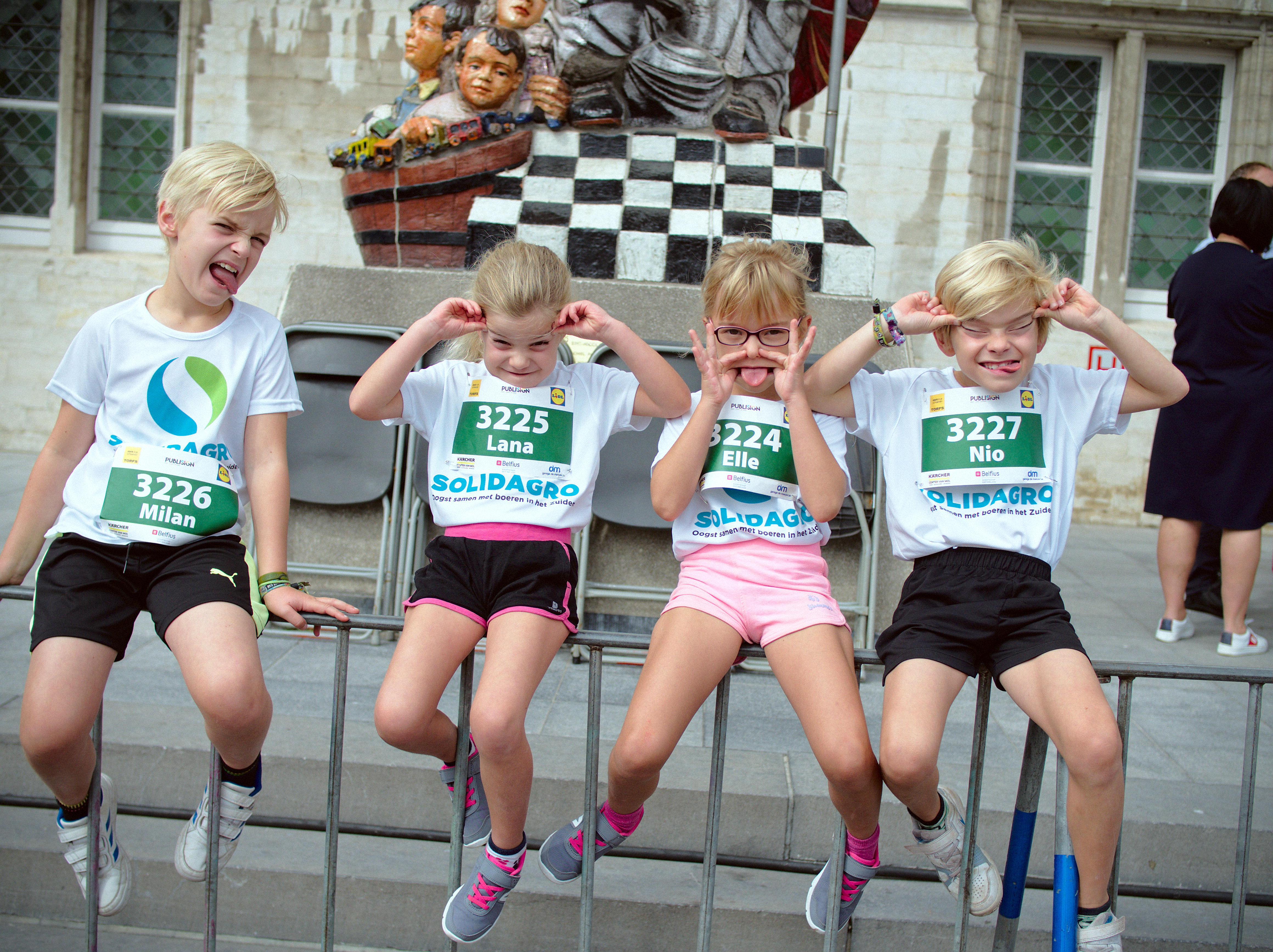 De kidsrunners!