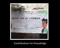 Contributions for knowledge