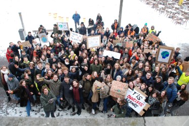 Sint-Niklaas voor het klimaat - actie door jongeren in Sint-Niklaas