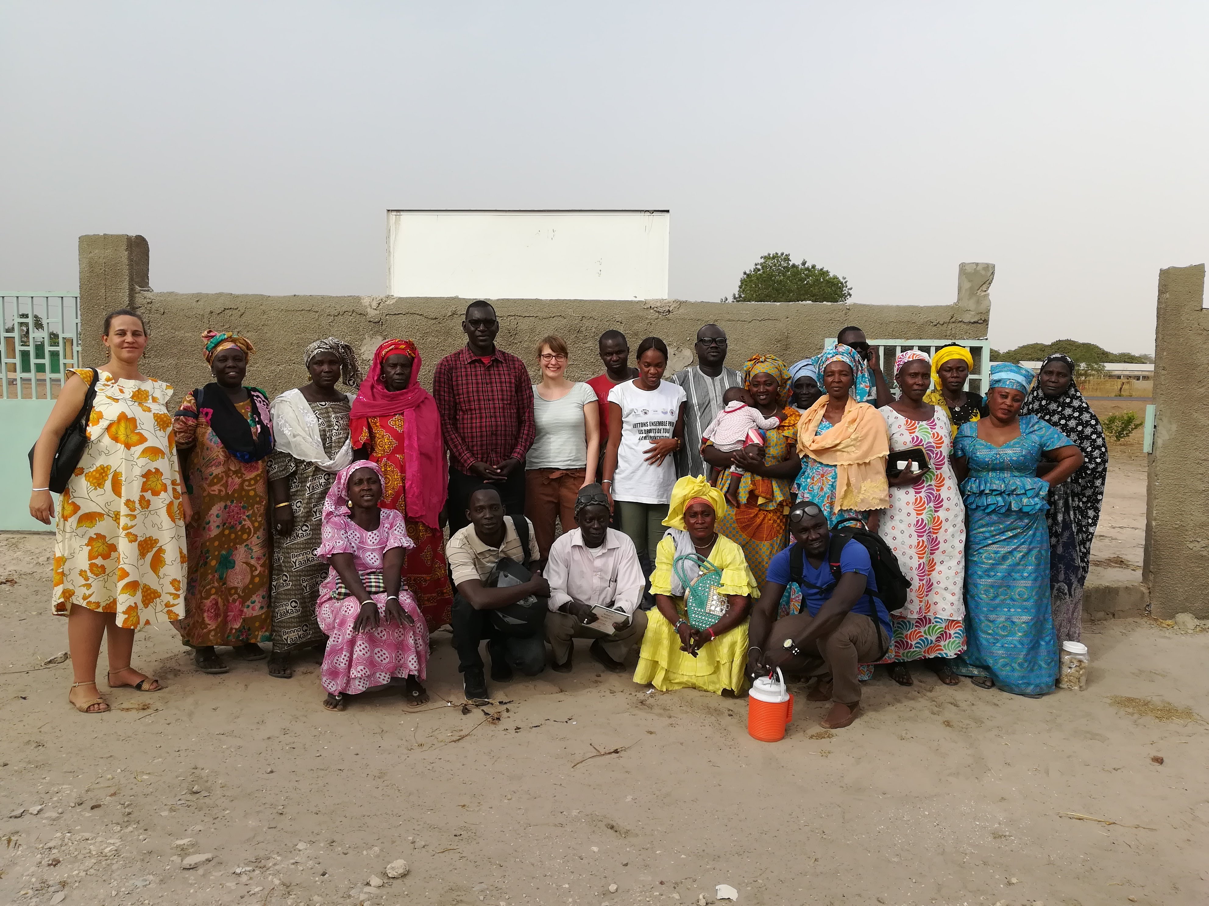 De leden van de vrouwenvereniging van Touboucata.