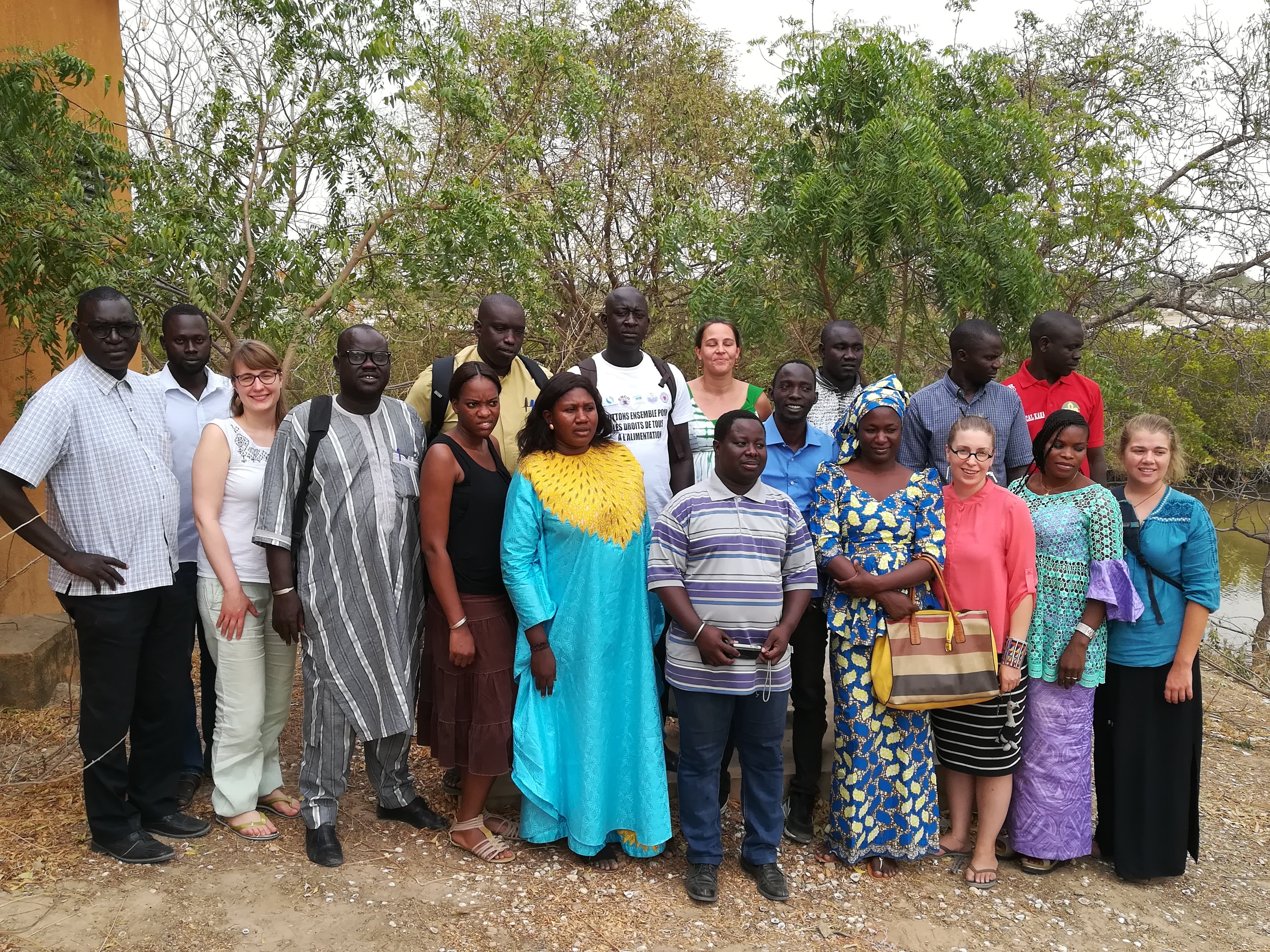 Deelnemers aan de workshop over de rechtenbenadering