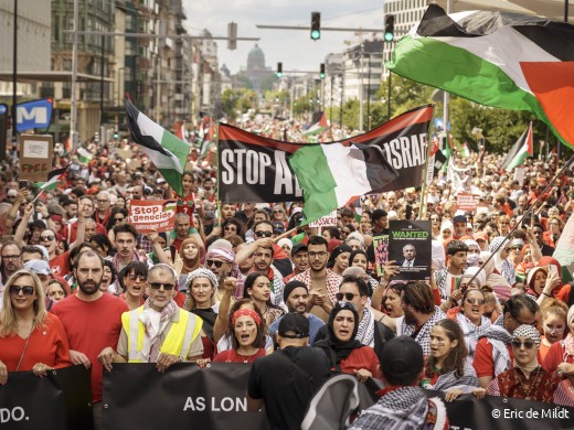 Betoging tegen Israëlische acties in Gaza en Palestijnse gebieden© Eric de Mildt. All rights reserved. / +32496869356 -  eric.demildt@skynet.be