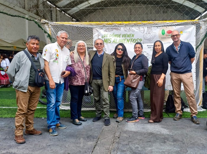 Vertegenwoordigers van MAB bezoeken samen met Jaap en Luca van ons Boliviaanse landenkantoor het het Agro-ecologisch Consortium van Peru (Lima, oktober 2025) 