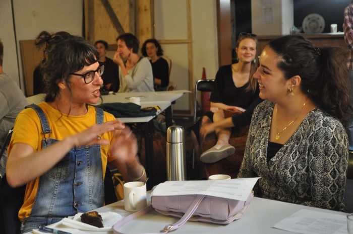 Foto genomen tijdens de consortiumdag van 2022, waarin de vier partners samenkwamen voor overleg en evaluatie.