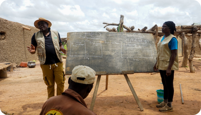Vorming van Terre Douce D'Afrique in de gemeente Bouta , 2025