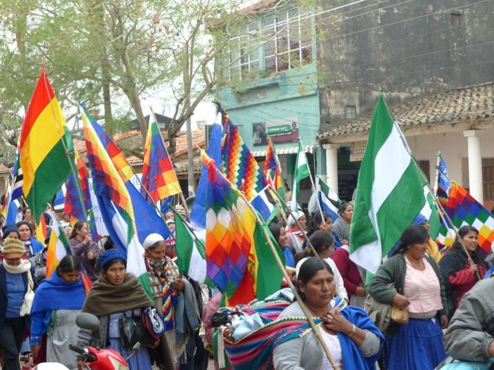Protestactie van Bartolina Sisa in Trinidad, Bolivia CC BY-SA 3 Soman