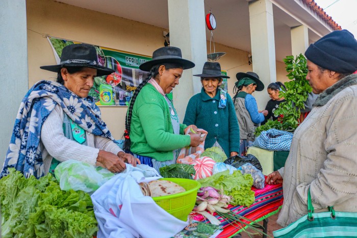 Recova markt in Pasorapa © Agrecol Andes