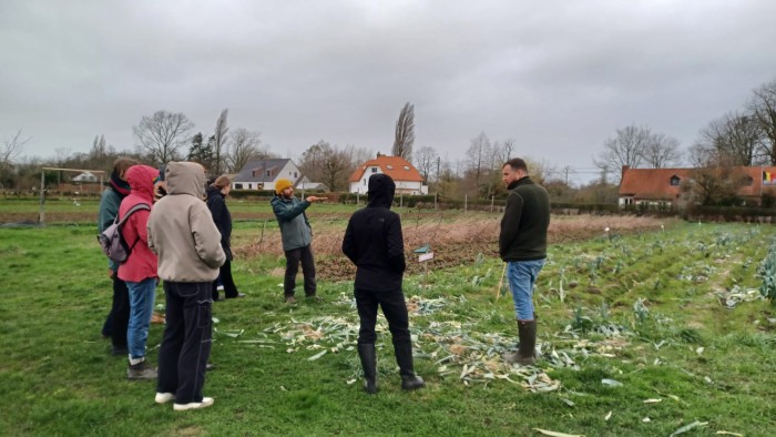 Ook bezoeken aan inspirerende bedrijven waren deel van het programma. Hier bij De Goedinge