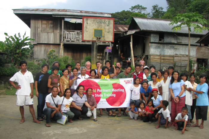 Partner meeting in 2011 in Bolo, Kalinga. Solidagro was then still called Bevrijde Wereld (Liberated World).
