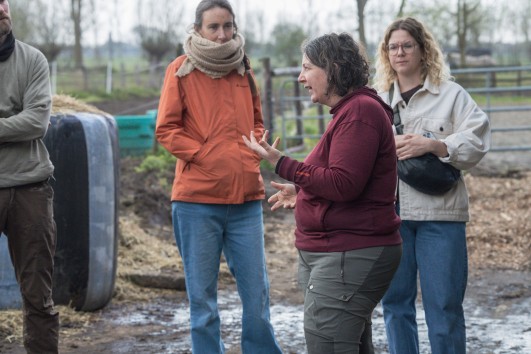 Rondleiding op ’t Eikenhof © Solidagro / Laurens Van Dessel